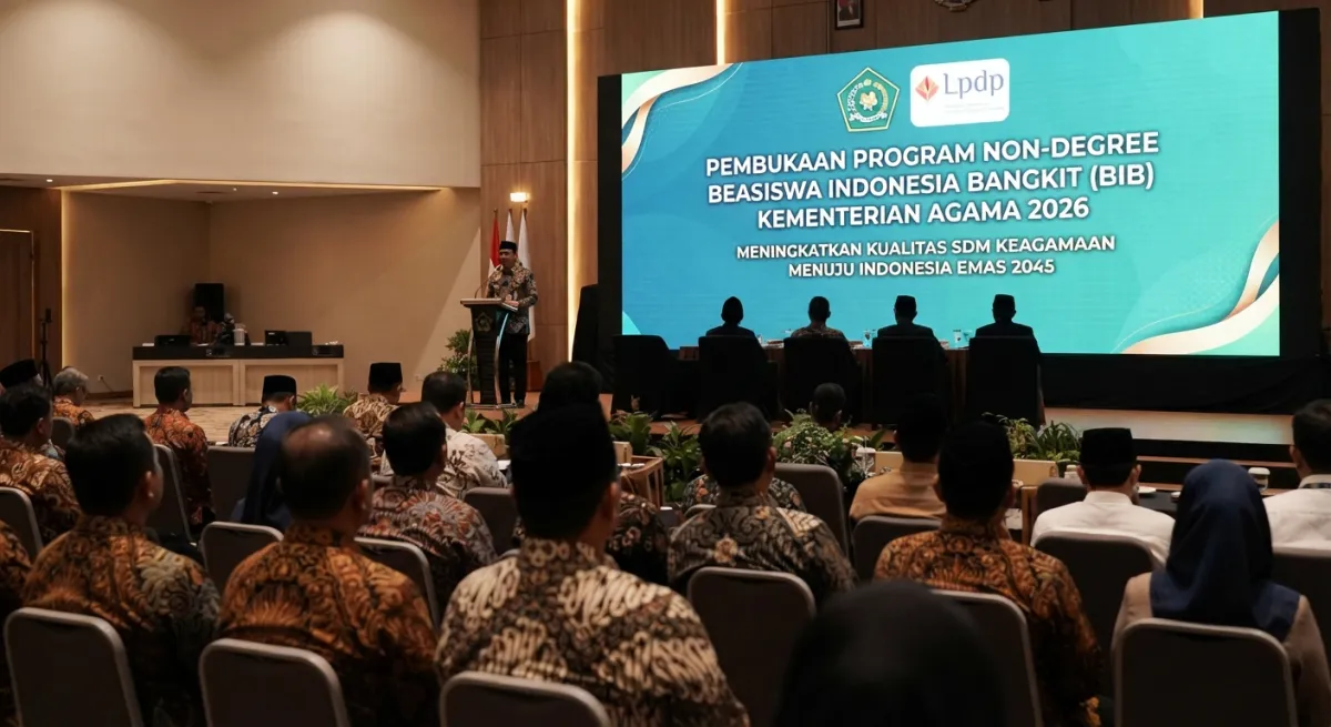 KEMENAG BUKA PENDAFTARAN PROGRAM NON-DEGREE BIB 2026 DENGAN LIMA KATEGORI PELATIHAN DAN BANTUAN PENDIDIKAN