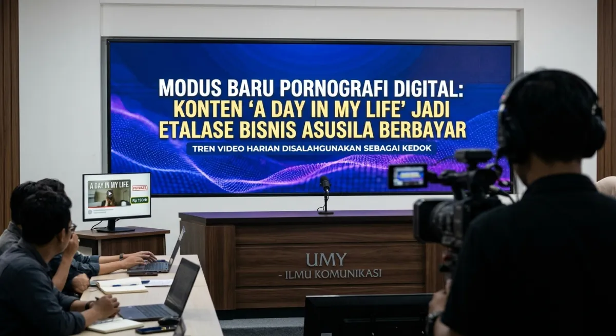 PAKAR UMY BONGKAR MODUS PORNOGRAFI DIGITAL BERKEDOK KONTEN "A DAY IN MY LIFE"
