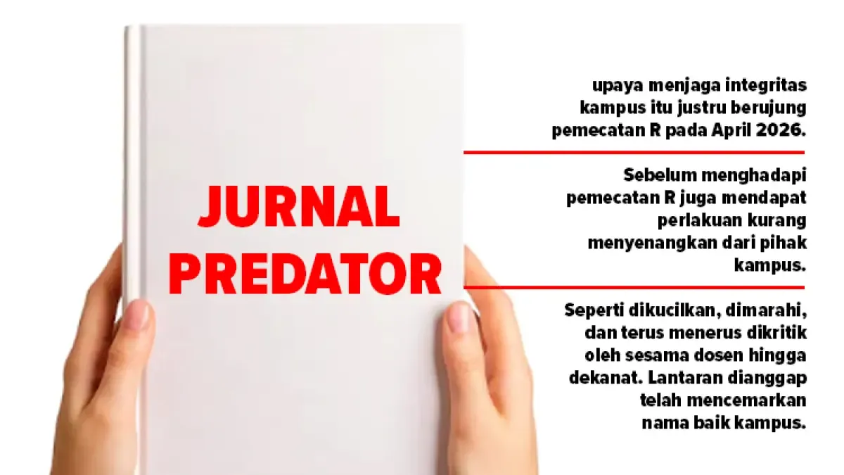 PEMBERHENTIAN DOSEN KARENA UNGKAP PENGADAAN JURNAL PREDATOR YANG MELIBATKAN AKADEMISI UNIVERSITAS ATMA JAYA YOGYAKARTA (UAJY)