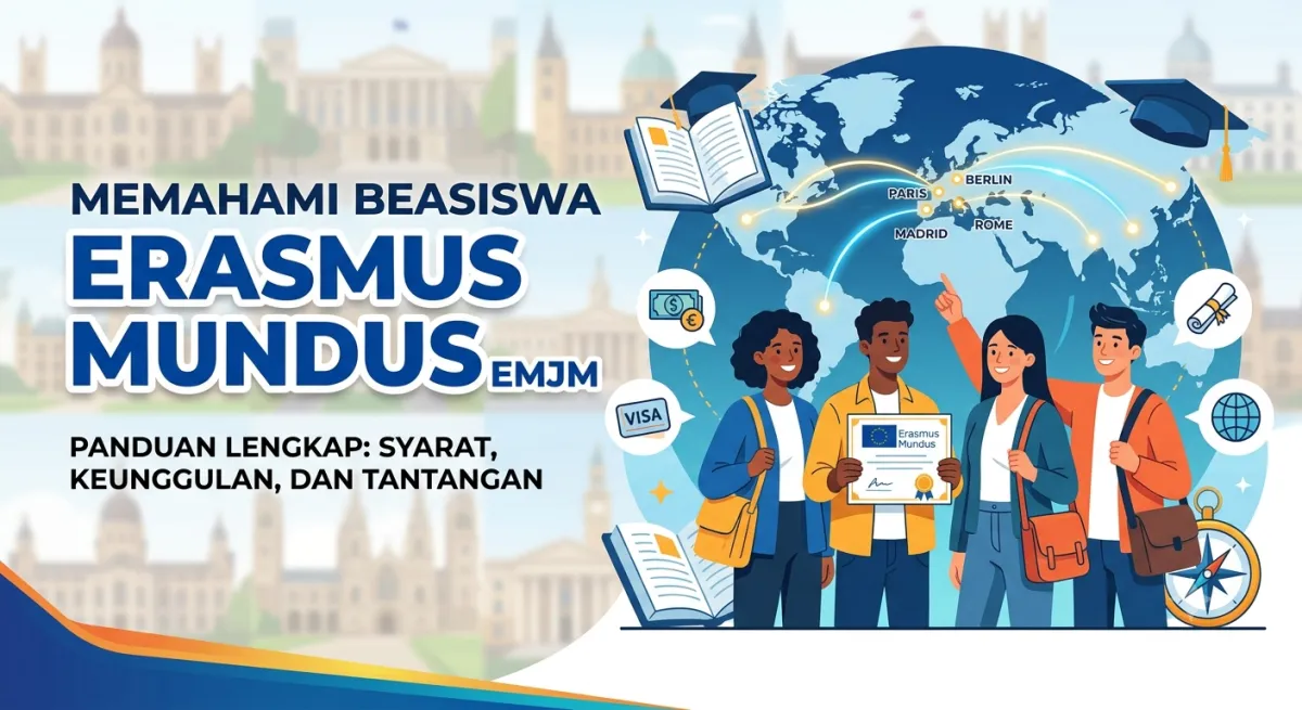 Kuliah S2 Gratis di Banyak Negara Eropa? Yuk, Bedah Peluang dan Tantangan Beasiswa Erasmus Mundus Joint Master (EMJM)