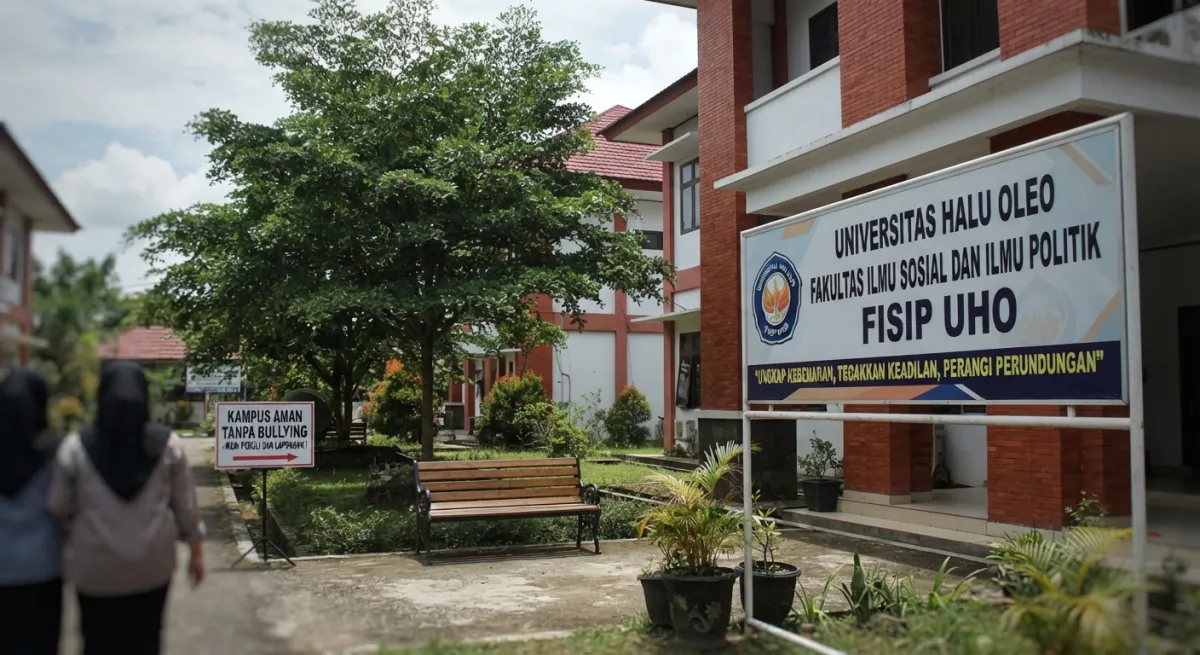 MAHASISWI FISIP UHO KENDARI DIDUGA JADI KORBAN PERUNDUNGAN DI KAMPUS, PIHAK FAKULTAS LAKUKAN PENANGANAN CEPAT DAN PENDAMPINGAN PSIKOLOGIS