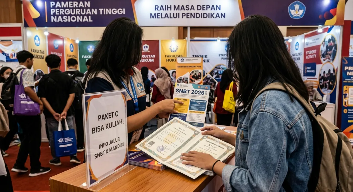 LULUSAN PAKET C DAPAT MELANJUTKAN PENDIDIKAN KE PERGURUAN TINGGI DENGAN MEMAHAMI JALUR SELEKSI DAN PERSYARATAN KAMPUS