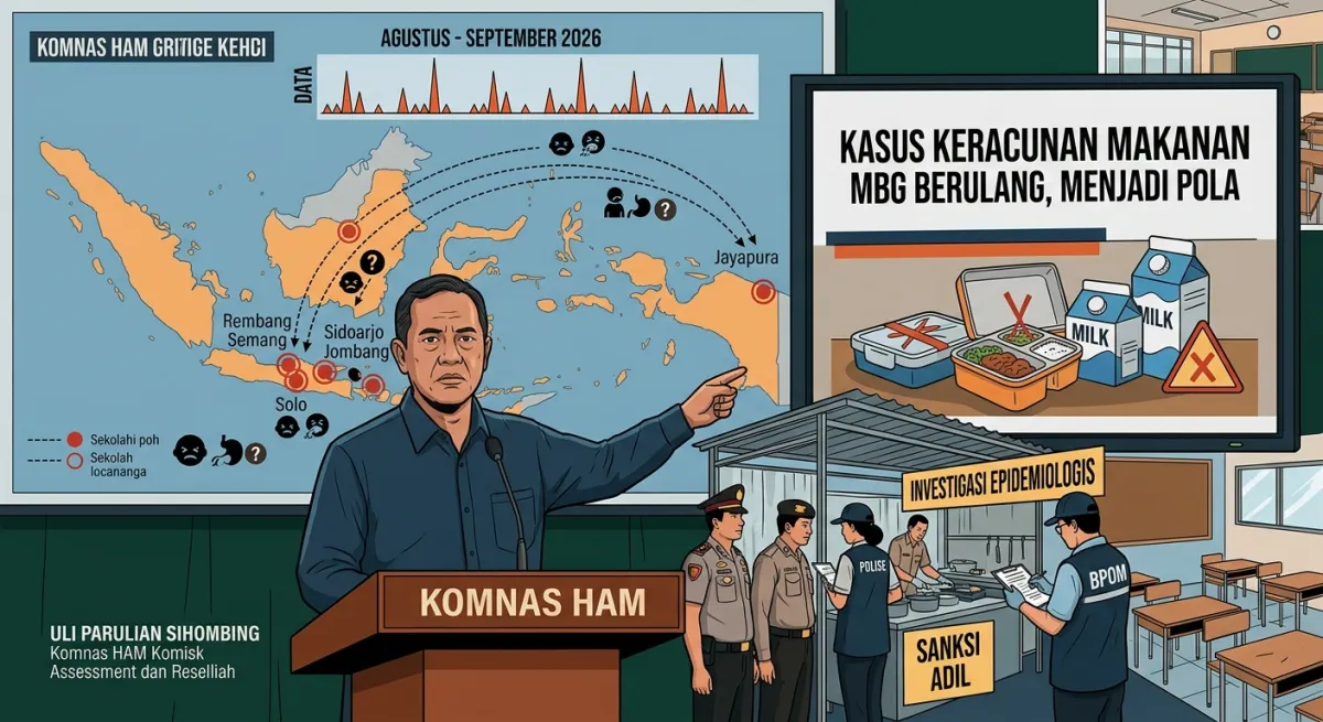 KOMNAS HAM SOROTI KASUS KERACUNAN PROGRAM MBG BERULANG YANG ANCAM HAK HIDUP ANAK