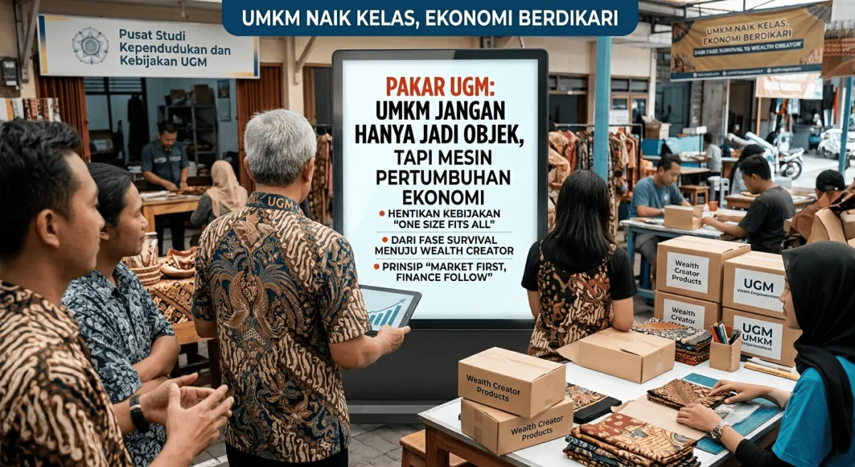 DARI SURVIVAL KE WEALTH CREATOR, UGM MENDORONG EVALUASI TOTAL INDIKATOR KEBERHASILAN UMKM